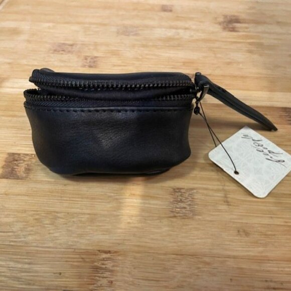 Walk About Leather Wristlet - Mini Purse - Bracelet Bag - Leather Pouch - Picture 6 of 16